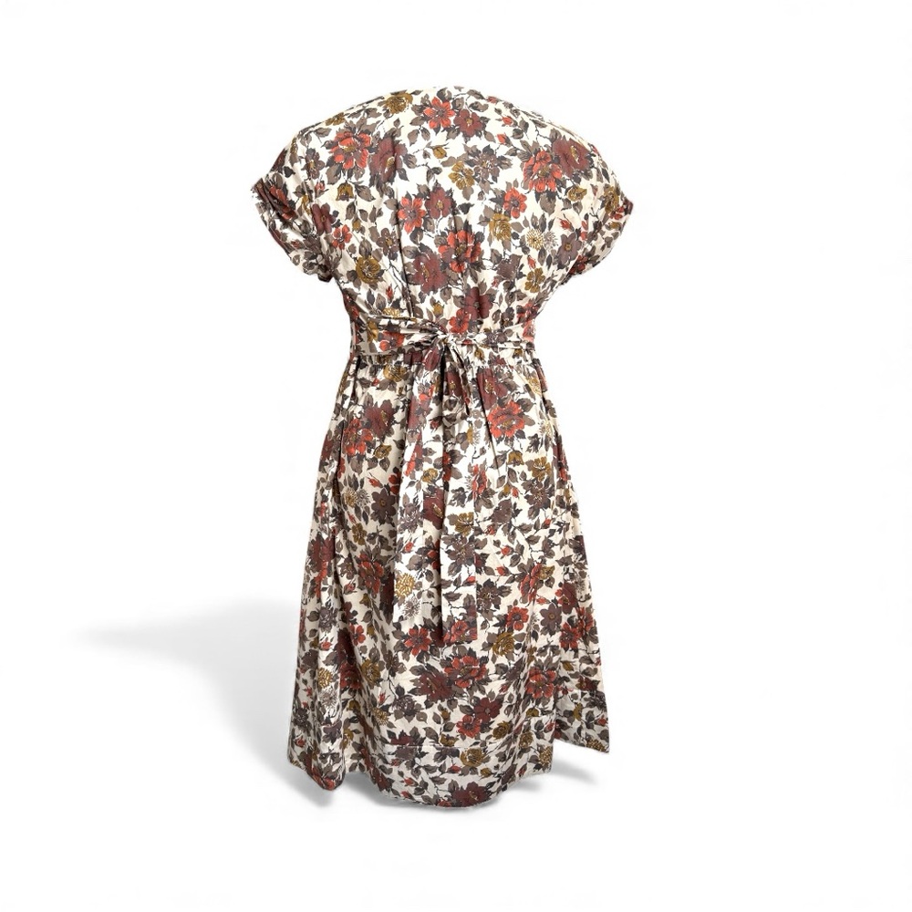 NWOT Garnet Hill Floral Midi Dress - Picture 6 of 9